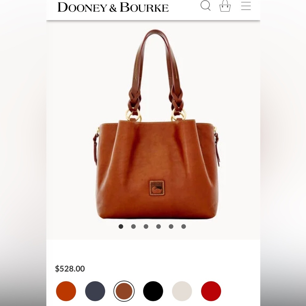 Florentine Large Zip Barlow - color: Chestnut